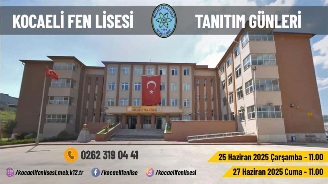 KOCAELİ FEN LİSESİ TANITIM GÜNLERİ